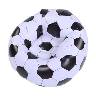 Imagem de Zopsc Cadeira Inflável para Bola de Futebol, sofá de Futebol Em PVC Com Design Portátil, Suporte Ergonômico, para Sala de Estar, Quarto, Varanda Ao Ar Livre