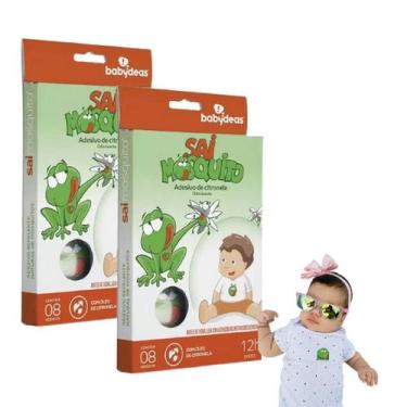 Imagem de Kit 2 un Sai Mosquito Repelente Natural Adesivo Babydeas