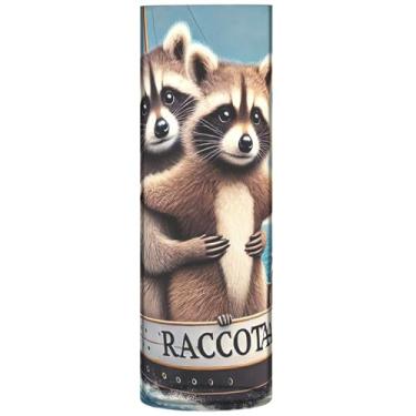 Imagem de Lindo vaso de flores de cilindro Titanic guaxinim decorativo de plástico personalizado vaso redondo bonito floral moderno decorações, 30 cm x 9,9 cm