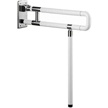 Imagem de CZCZC Barras de apoio antiderrapante e dobrável, barra de apoio para banheiro, corrimãos de segurança para chuveiro acessórios de banheiro para idosos bariátricos deficientes, 60 cm