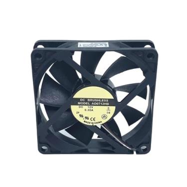 Imagem de 1 peça de rolamento de esferas duplo 7015 70 mm 70 x 70 x 15 mm Ventoinha de resfriamento de caixa 12V 0,35A com 3 pinos (24v 3PIN)