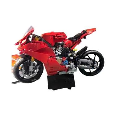 Imagem de Modelo De Blocos De Montar Da Motocicleta Ducati Panigale V4 S Para Me