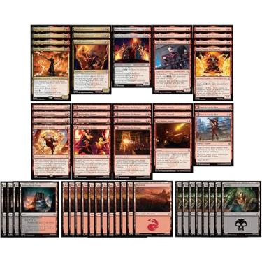 Imagem de Avatar: The Last Airbender Magic The Gathering Deck - Rakdos Firebending - Black Red - Very Powerful - Modern Legal - Custom Built - 60 Card MTG!