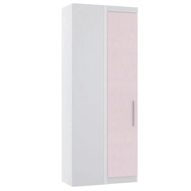 Imagem de Guarda Roupa De Canto Reto Modulado 90cm 1 Porta Alpes Luciane Móveis