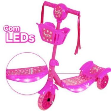 Imagem de Patinete 3 Rodas Infantil novo modelo, 3 em 1, Led musica e 3 rodas, c