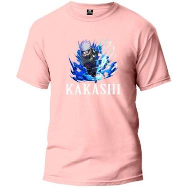 Imagem de Camisetas masculinas moda infantil coleção kakashi preços promocionais