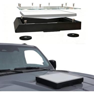 Imagem de Kit de montagem de veículo magnético e ventosa (escolha um dos dois) para Starlink mini – Suporte de teto de carro para recepção de sinal estável (magnético)