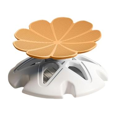 Imagem de AFXGUSD Cadeira Giratória Sensorial para Crianças, Brinquedo de Equilíbrio, Assento Giratório Antiderrapante para Crianças, Laranja, Tamanho real