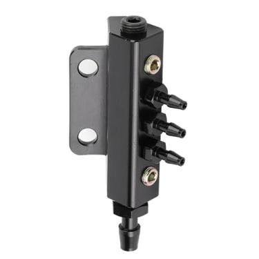 Imagem de TOPINCN 5 Portas Coletor de Vácuo, Controlador de Pressão Universal de Alumínio Usinado Em CNC Com Entrada/Saída de 1/2 NPT para Turbo Nitroso Supercharger Car Regulador de Pressão de