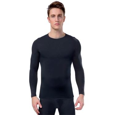 Imagem de Blusa Térmica Flanelada Extremo Thermo Frio Intenso Manga Longa Gola Baixa Aquecimento Máximo-Unissex