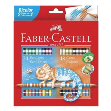 Imagem de Lápis De Cor Ecolápis 120624 24 Bicolor - Faber Castell - FABER-CASTEL