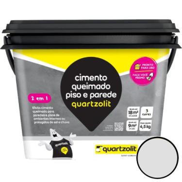 Imagem de Cimneto Queimado 4,5kg Cinza Médio - 0541.00109.000 - QUARTZOLIT