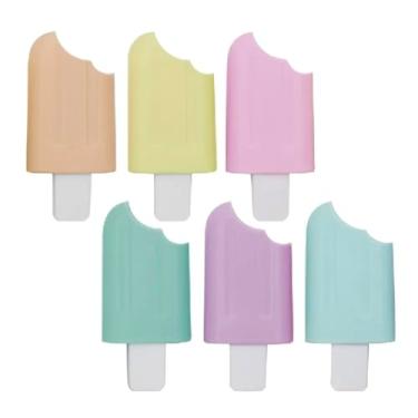 Imagem de Marca Texto Picolé, Amarelo tom pastel - unidade