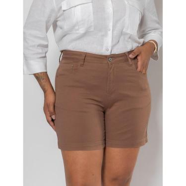 Imagem de Bermuda Casual em Sarja Feminina - 50679-Feminino
