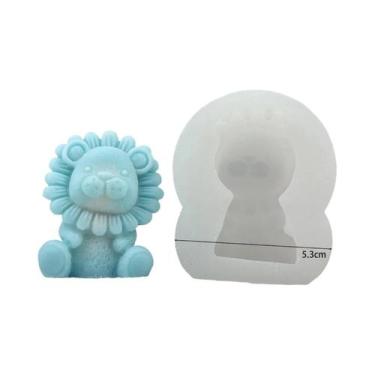 Imagem de Molde De Silicone Em Forma De Leão Para Sabonete Artesanal, Creme De T