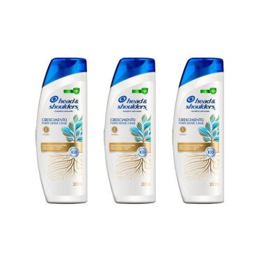 Imagem de Shampoo Head & Shoulders 200Ml Forca Raiz-Kit C/3Un