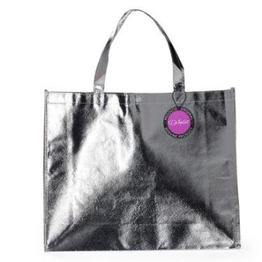 Imagem de Sacola Ecobag em TNT Premium Metalizado 40x50cm Rivera TopGet-Unissex