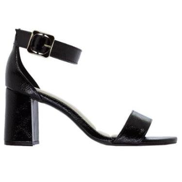 Imagem de Sandália Salto Médio Bebecê T6059-500 Preto-Feminino