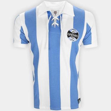 Imagem de Camisa Grêmio Retrô 1917 Listrada Masculina-Masculino