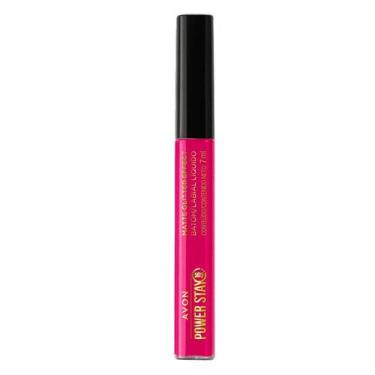Imagem de Batom Liquido Matte Glitter Effect Avon Power Stay 7ml - Magenta Reluz