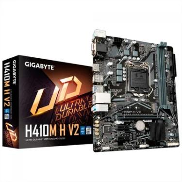 Imagem de Placa-Mãe Gigabyte, Intel LGA 1200, DDR4, HDMI, D-SUB, RAID, M.2, USB 3.2 - H410M H