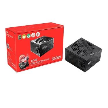 Imagem de Fonte XPG Core Reactor II VE, 650W, 80 Plus Gold, Modular, PFC Ativo, Preto - 75261414-Unissex