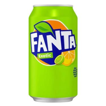Imagem de Refrigerante Exotic Sabor Laranja, Maracujá e Pêssego Fanta 330ml