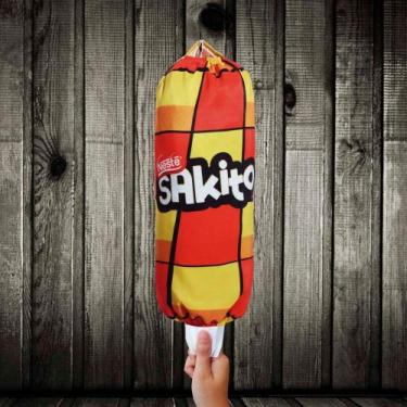 Imagem de Puxa Saco Porta Sacola Divertido Personalizado Com Gancho Para Cozinha