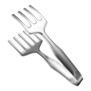 Imagem de Pinças para grelhar – Pinças de aço inoxidável para servir para churrasco | Utensílios de cozinha ergonômicos para festa em casa, churrasco, buffet, servir, restaurante, quintal
