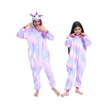 Imagem de Kigurumi Para Crianças E Adultos, Pijamas De Animais Em Estilo Unicórn