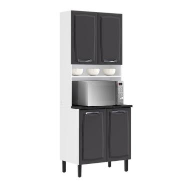 Imagem de Paneleiro Itatiaia Em Aço 4 Portas Grafite New Premium