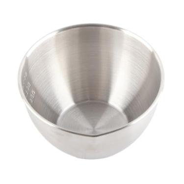 Imagem de GLOGLOW Tigela de Mistura de Talheres Com Escala, Segura para Máquina de Lavar Louça, para Salada, Cozimento, Preparação de Refeições, 10-14 Cm de Aço Inoxidável 304 Nan (Tipo B)