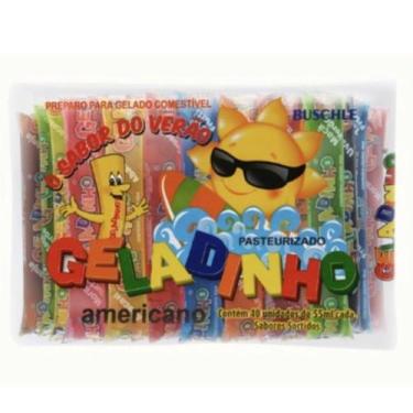 Imagem de Geladinho Americano Din Din Sacolé Buschle C/ 40un