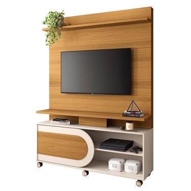 Imagem de Estante Home Theater órbis Cinamomo-off White Para Tv Até 55? - Hb Móveis Cinamomo-off White