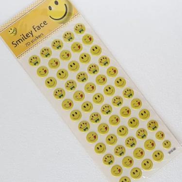 Imagem de Adesivos Decorativos Divertidos Smile, Kit com 3 Cartelas, 165 Unidades