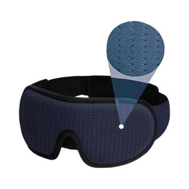 Imagem de Máscara De Olhos 3D Acolchoada Macia Para Dormir, Com Tecido Bloqueado