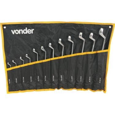 Imagem de Jogo Chave Estrela 6-32mm Cromo Cromada 12 Pçs Vonder