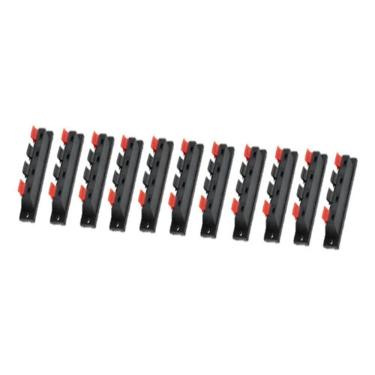 Imagem de Kit 10 Conectores Borne Para Caixa Acústica 4 Vias Pressão