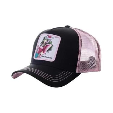 Imagem de Boné Trucker Unissex Ajustável Anime Saint Seiya Com Tela Respirável P