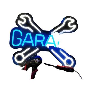 Imagem de Letreiro De Neon LED Para Decoração De Parede De Garagem, Oficina Auto