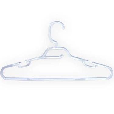 Imagem de Cabide de Roupas Reforçado com Cava Organizador de Closet Armário Mult