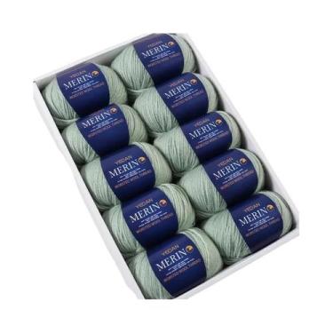 Imagem de Fio De Lã Fina De 500g Para Tricô Artesanal DIY, Moda De Outono E Inve