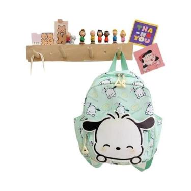 Imagem de Mochila De Lona Kawaii Anime Cartoon Kuromi Melody Cinnamoroll Hello K