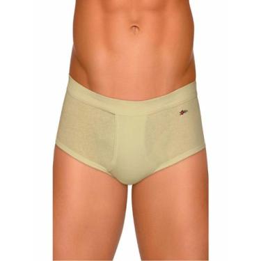 Imagem de Cueca Slip Zorba 0185 Masculina Com Abertura Algodão T. P/GG, P, 010, 