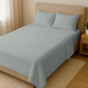 Imagem de Jogo de Cama Duplo Casal Queen Conjunto de Lençol 4 Peças - Arte & Caz