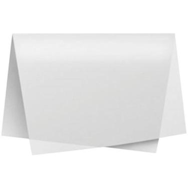 Imagem de Papel Folha de Seda Branco 48X60CM 20G - Pacote com 100 - VMP