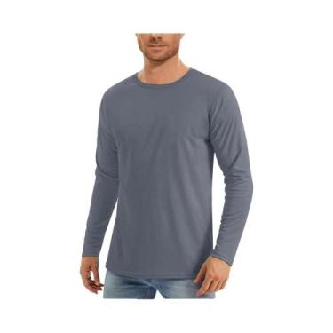 Imagem de Camiseta Masculina De Manga Longa Com Proteção UV UPF50+, Secagem Rápi