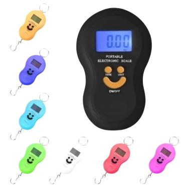Imagem de Balança Digital de Mão com Gancho Portátil 50 Kilos Tara