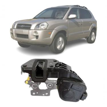 Imagem de Fechadura Elétrica de Porta Dianteira Esquerda Modelo F103 para Hyundai Tucson Após 2005 com Trava Universal