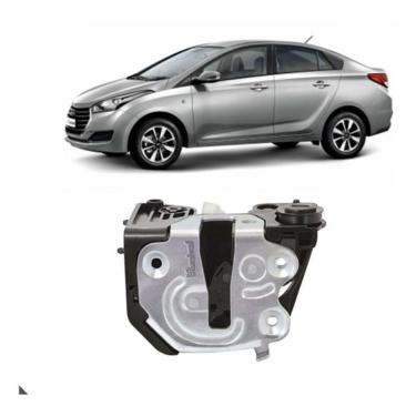 Imagem de Fechadura de Porta Traseira Direita F103 para Hyundai HB20 2012 a 2019 e HB20S 2013 a 2019 Predisposta Elétrica